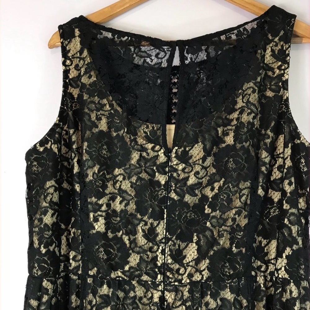 Lane Bryant Black Lace Fit and Flare Dress 18W - Picture 7 of 10